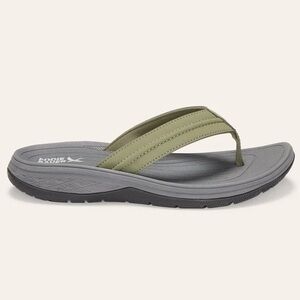 Mens Break Point 2 Flip Flops Green Sandals Comfortable Walking Summer Sz 10 NWT